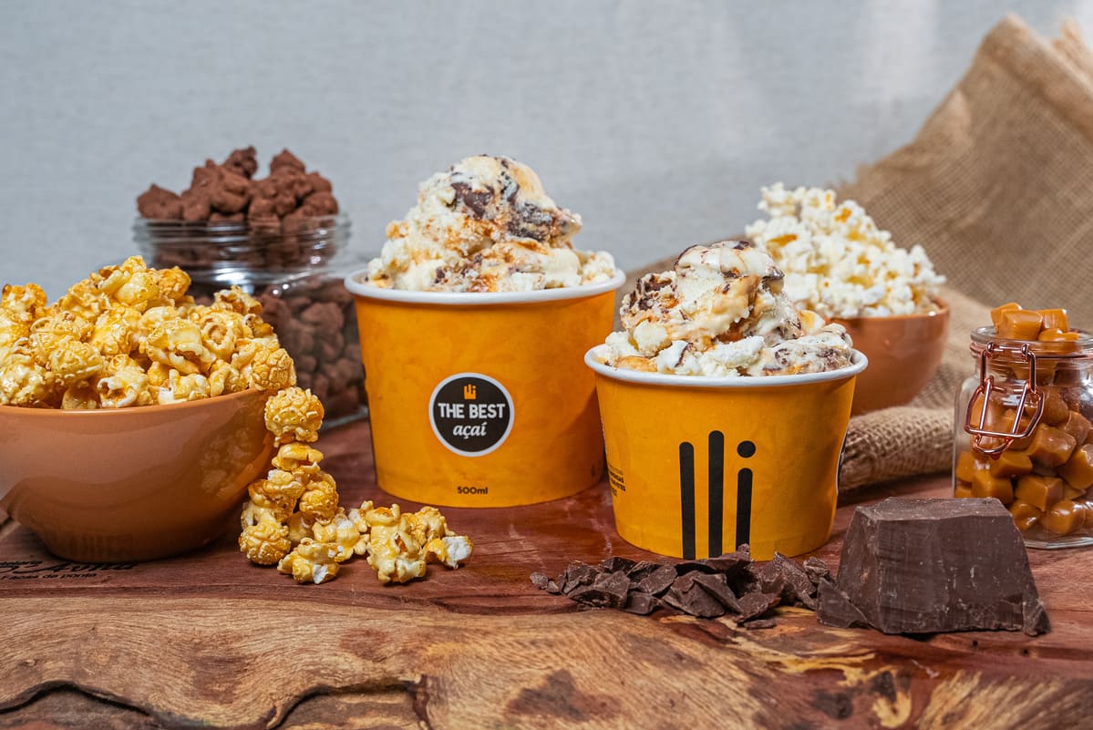 The Best Açaí - Chocolate, pipoca e caramelo: The Best Açaí lança